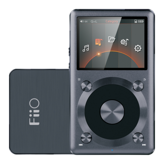 Fiio X3 Complete User's Manual