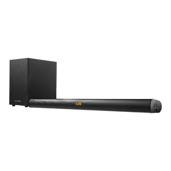JBL Infinity Quick Start Manual