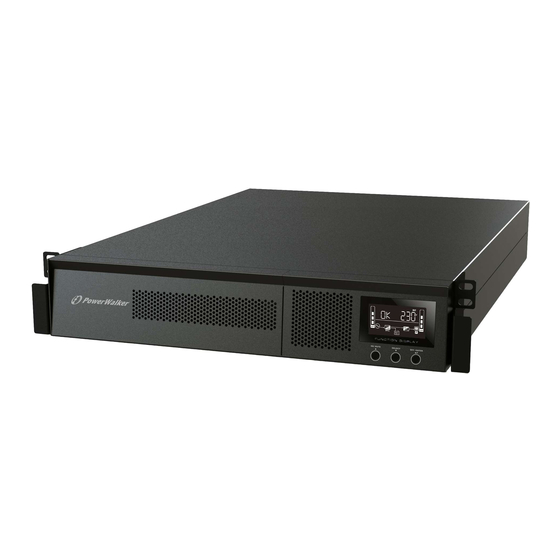 PowerWalker VFI RMG PF1 Series Quick Manual