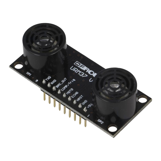 DFRobot URM37	V4.0 Manuals