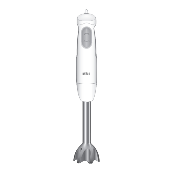 Braun MultiQuick 1 Manual