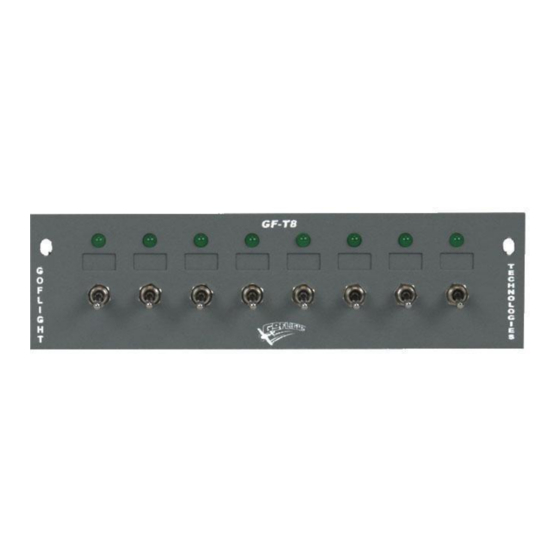GoFlight GF-T8 Manual