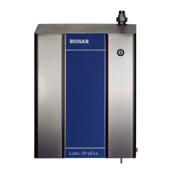 Ecolab Lubo-DryExx -Basic Operating	 Instruction