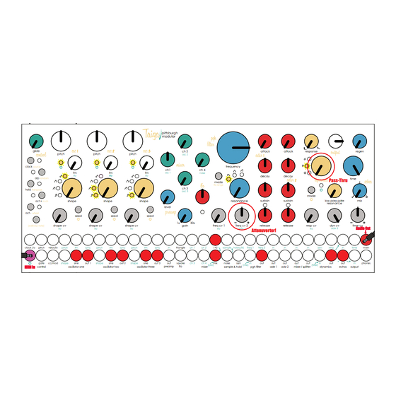 Pittsburgh Modular Taiga Tuning Manual