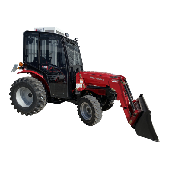 Mahindra 1626 ROPS Cab Operation Manual