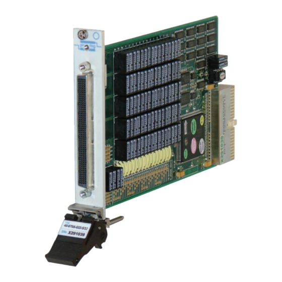 Pickering 40-670A User Manual