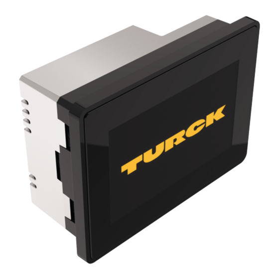 turck TX800 Series Instructions For Use Manual