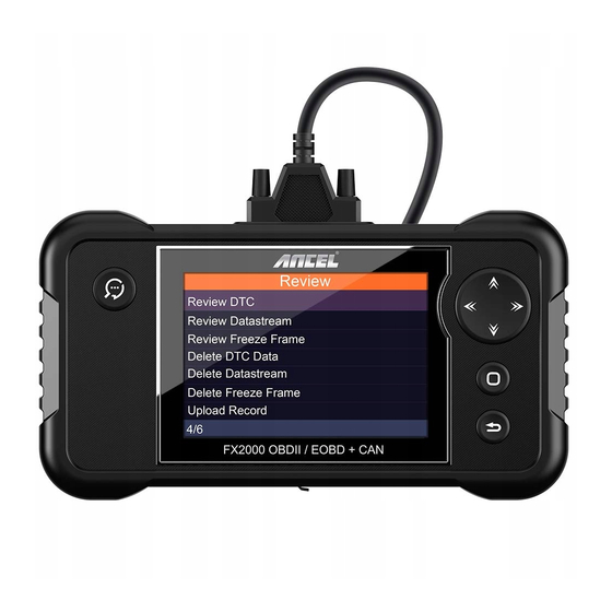 ANCEL FX2000 Upgrade Manual