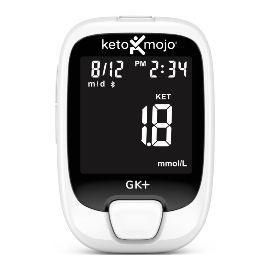 Keto-Mojo GK+ Manual