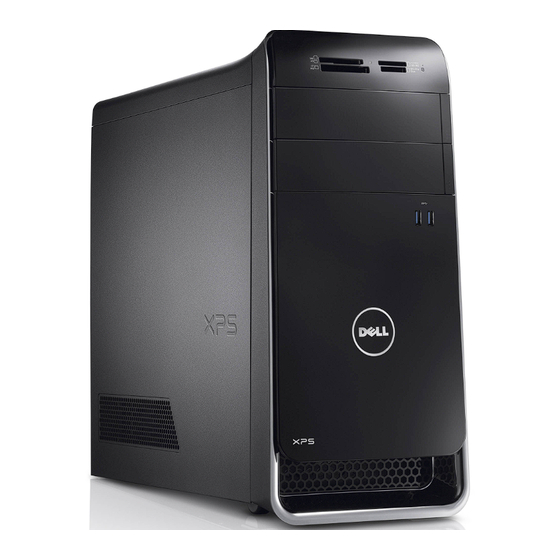 XPS 8500 Quick Start Manual