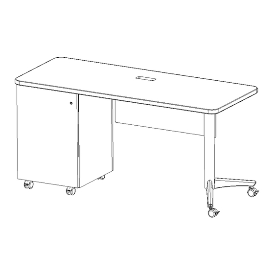 National Maneuver Educational Desk Series Assembly Instruction