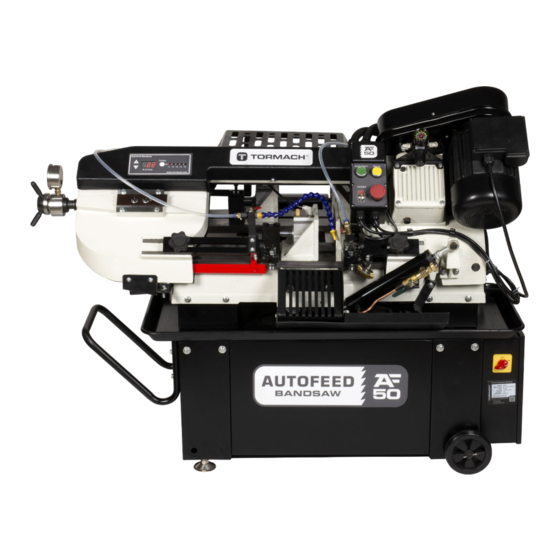 Tormach Autofeed Bandsaw AF50 Operator's Manual