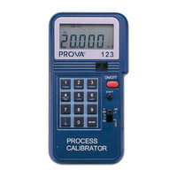 PROVA 123 Manual