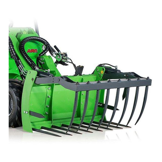 AVANT A21385 Operator's Manual For Attachment