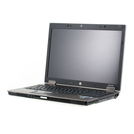 HP EliteBook 8740W Manuals
