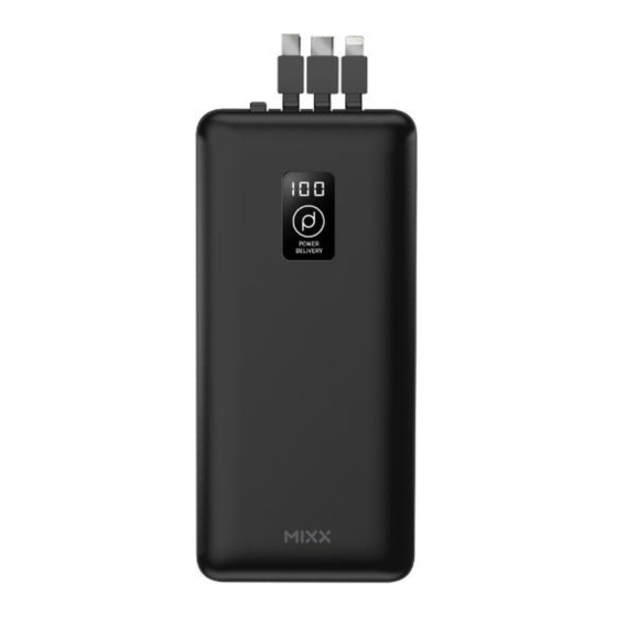 MIXX CHARGE Integrated 20 PD Manual
