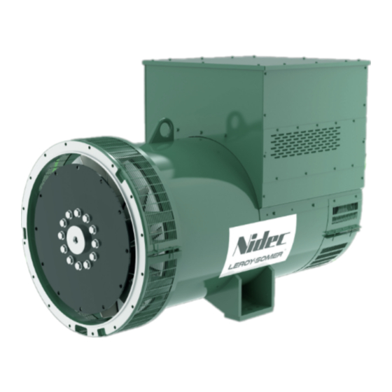 Nidec LAROY-SOMER LSA 50.2 Installation And Maintenance Manual
