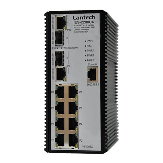 Lantech IES-2208CA Manuals