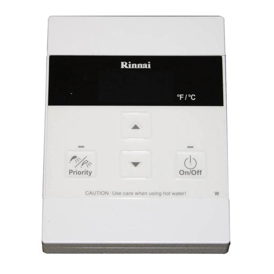 Rinnai MC-601 Operation & Installation Manual