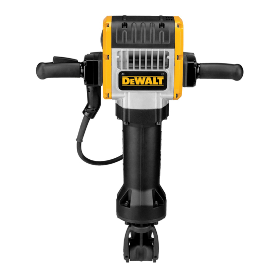 DeWalt D25980 Instruction Manual