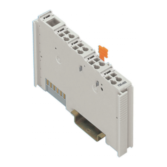 WAGO -I/O-SYSTEM 750 Series Manual