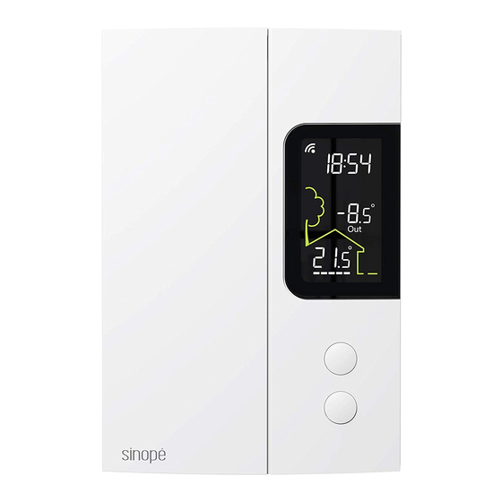 Sinope TH1123WF Installation Manual