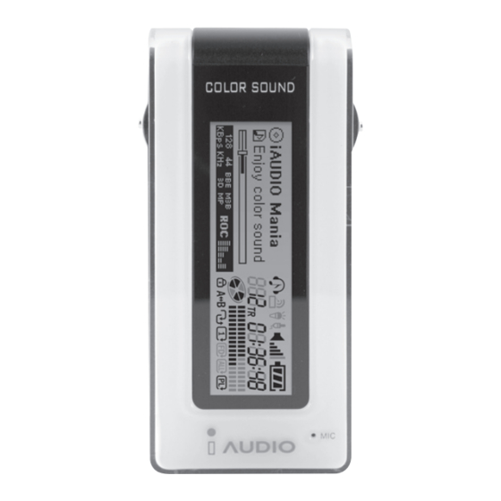 Cowon iAUDIO iAUDIO 5 256MB User Manual