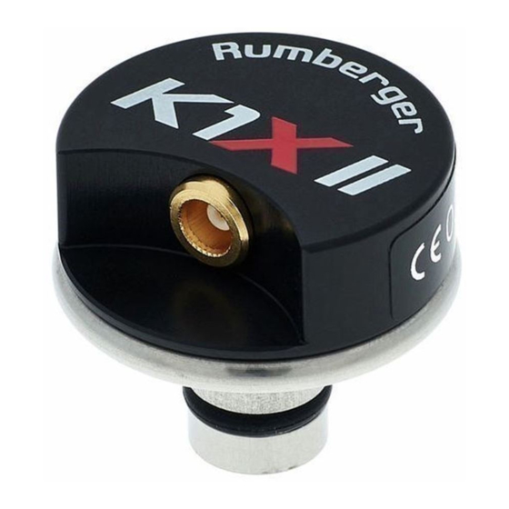 Rumberger K1X II User Manual