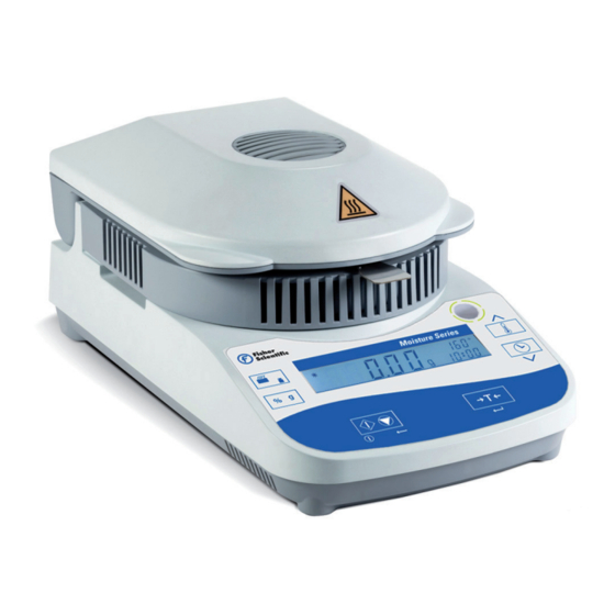 User Manuals: Fisherbrand 15305123 Moisture Analyzer