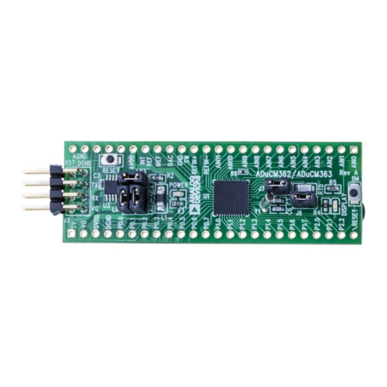 Analog Devices ADuCM362 Hardware Reference Manual