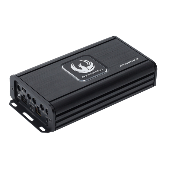 Phoenix Gold ZXM500.1 Manual