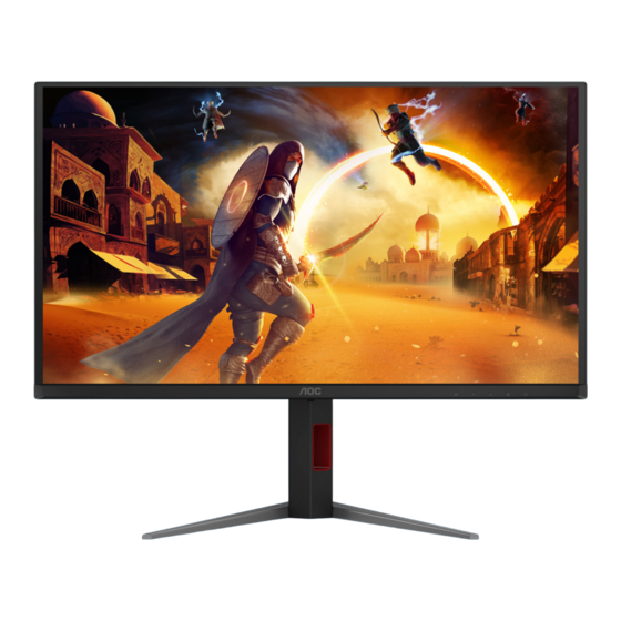 AOC Q27G4ZD User Manual