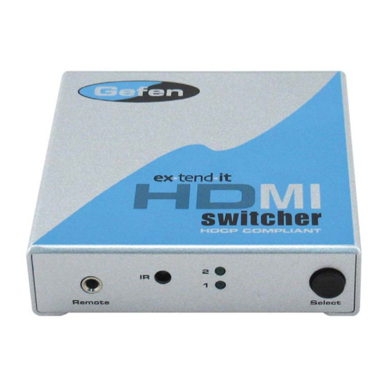 Gefen HDMI Switcher User Manual