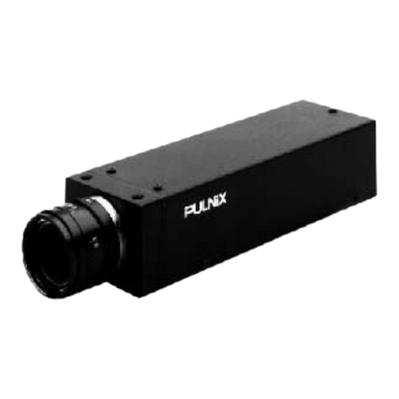 Pulnix TM-7200 Operation Manual