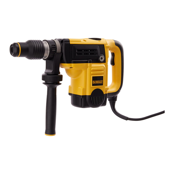 DeWalt D25501 Instruction Manual