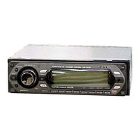 Sony Xplod CDX-GT40W Operating Instructions Manual