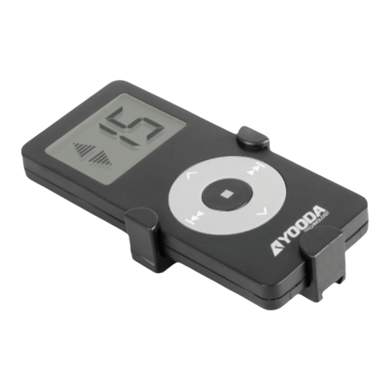 YOODA MELODY 1R Quick Start Manual
