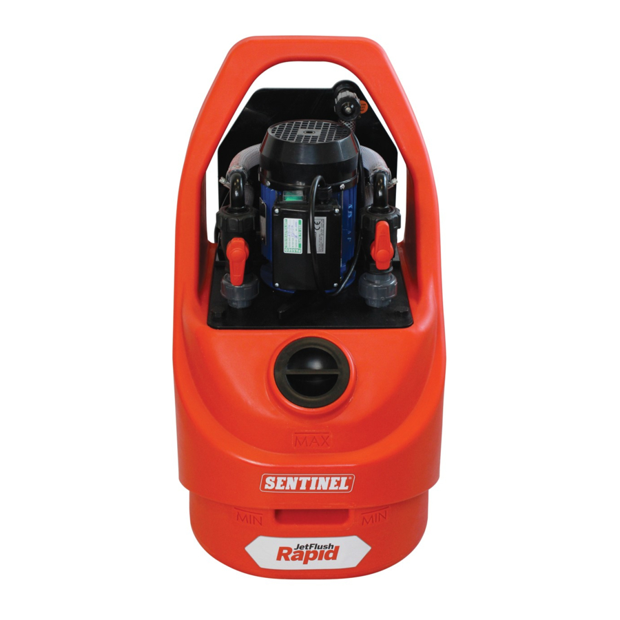 Sentinel JetFlush Rapid Operating & Servicing Manuallines