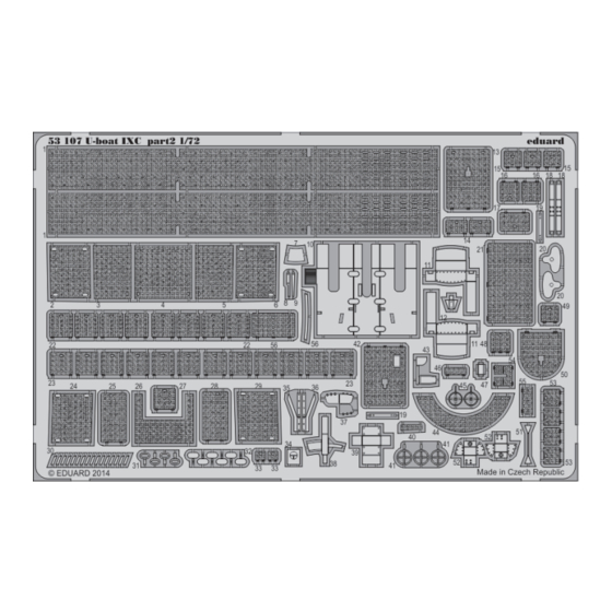 Eduard U-boat IXC part 2 1/72 Quick Start Manual