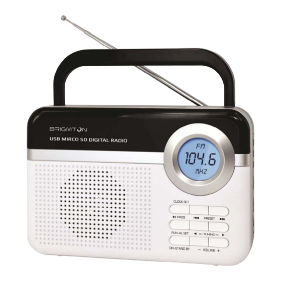 User Manuals: Brigmton BT-251-B-N Radio