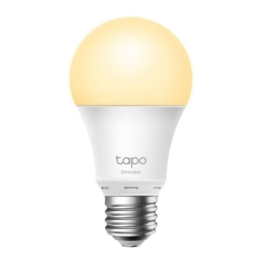 TP-Link L510E, L510B, L510B, L530B - Tapo Smart Wi-Fi Light Bulb Manual