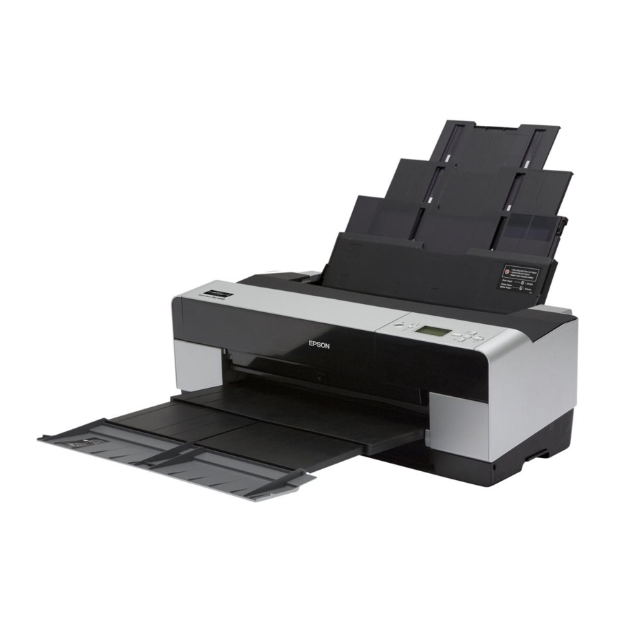 Epson 3800 - Stylus Pro Color Inkjet Printer Installation Manual