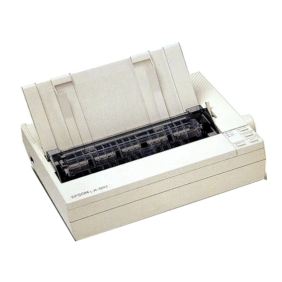 Epson C107001 - LQ 570+ B/W Dot-matrix Printer Product Support Bulletin