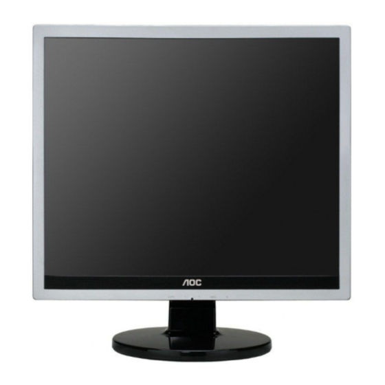 AOC 919Pz Service Manual