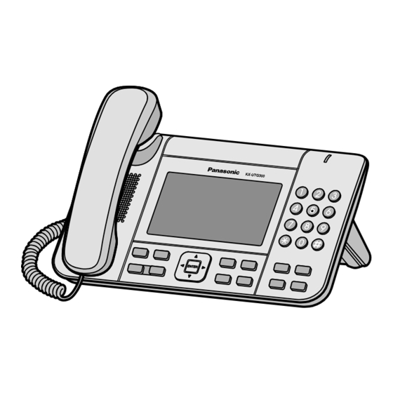 Panasonic KX-UTG300 Operating Instructions Manual