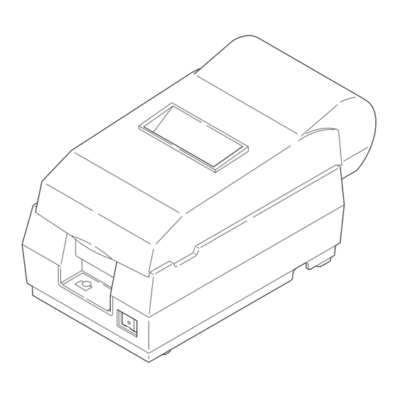 Epson TM-U200 Series Technical Manual