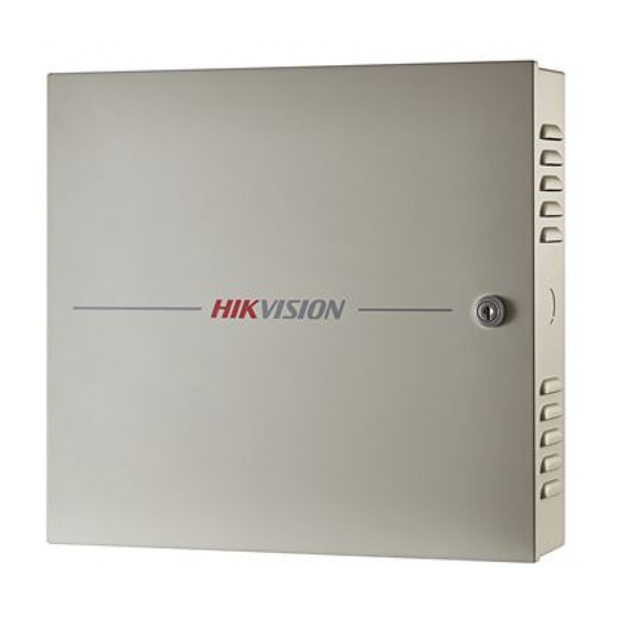 HIKVISION DS-K2601 Quick Start Manuals