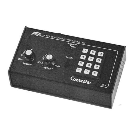 AEA CK-2 Instruction Manual