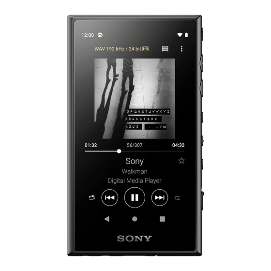 Sony NW-A105HN Manuals