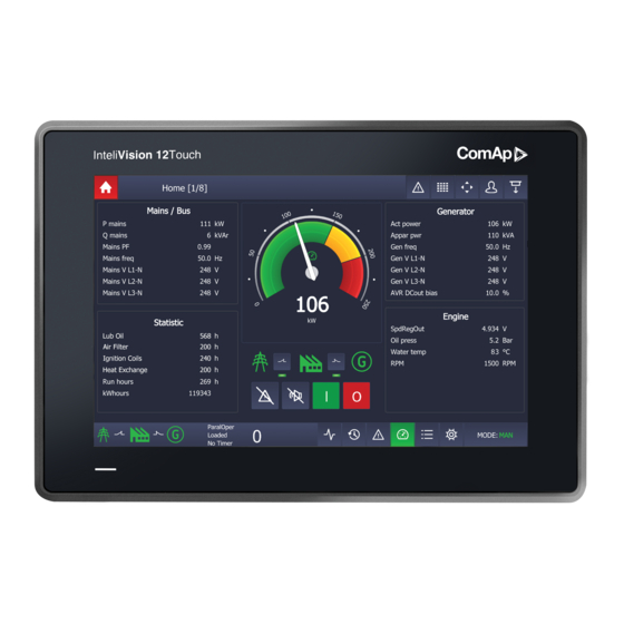 ComAp InteliVision 12Touch Manuals